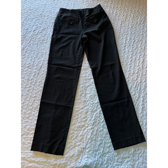 Style & Co Black Y2K Stretch Straight Leg Dress Pants size small - Picture 1 of 6